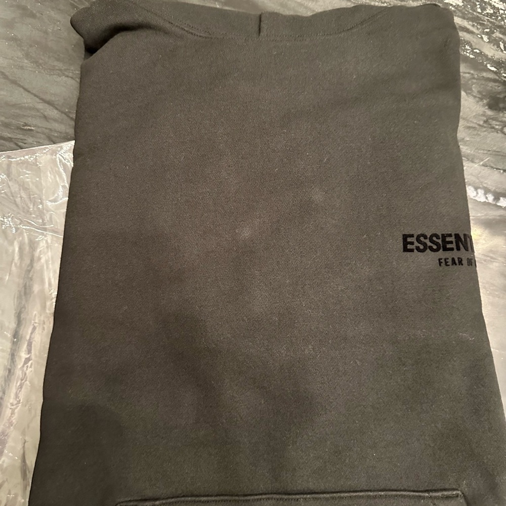 Essentials fear of god stretch limo hoodie men size medium